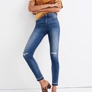 Madewell 9” High Rise Skinny Jeans New York Wash